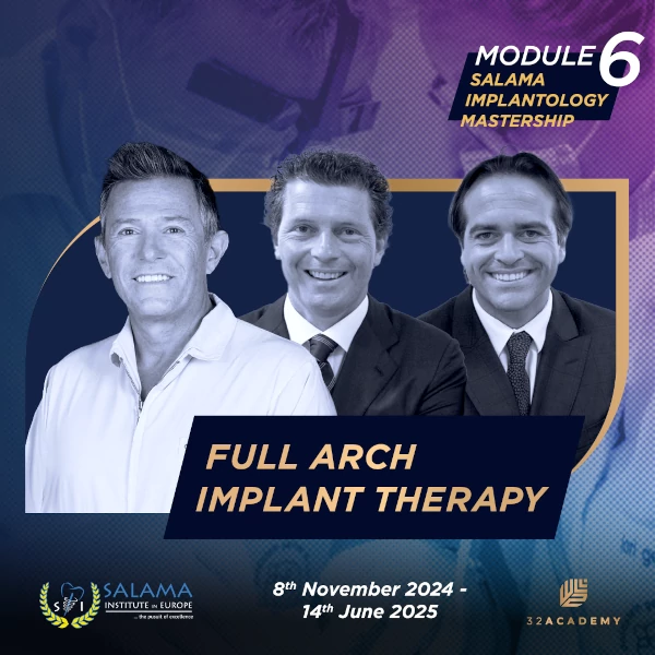 FULL ARCH IMPLANT THERAPY Prof. Maurice Salama Dr. Andrea & Alessandro Agnini